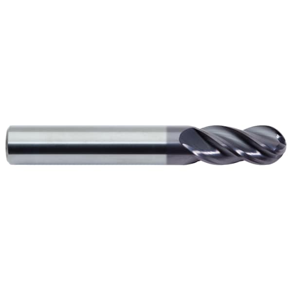 Tuffcut Xr 4 Flute Ball Nose End Mill Variable Helix, 1/16